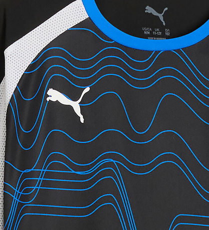 Puma T-skjorte - Ligagrafikk - Svart/Blå/Hvit