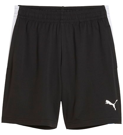 Puma Sports Shorts - League Training - Black w. Blue/White