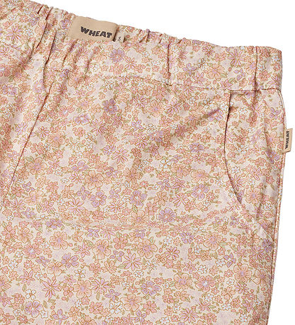 Wheat Trousers - Sara - Lilac Flowers