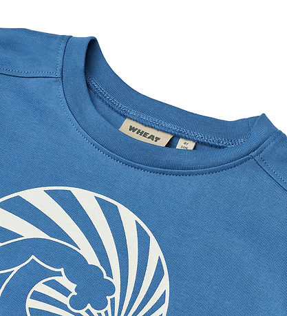 Wheat T-shirt - Wally - Blue