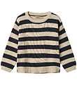 Wheat Blouse - Knitted - Morgan - Navy Stripe