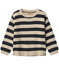 Wheat Blouse - Knitted - Morgan - Navy Stripe