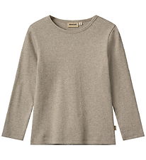 Wheat Blouse - Rib - Stig - Gravel Melange