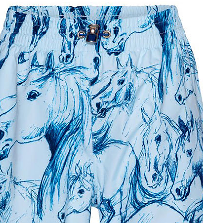 Pantalon de pluie Molo - PE - Waits - Sky Blue Chevaux