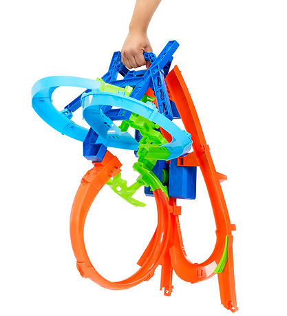 Hot Wheels Bílabraut - Stuntbrautir Mid-Air Árekstur