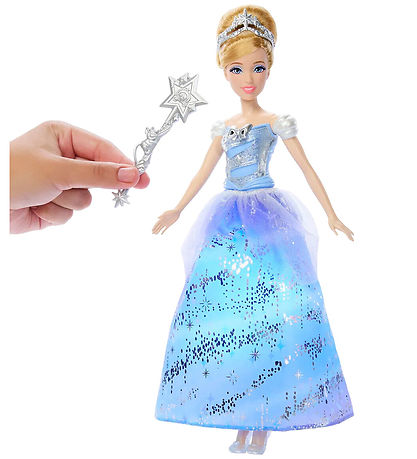 Disney Princess Doll w. Sound/Light - 30 cm - Askepot I Enchanti