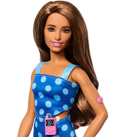 Barbie Doll - 30 cm - Blue Polka Dot - Diabetes