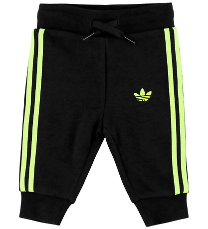 adidas Originals Sweat Set - Black/Signal Green