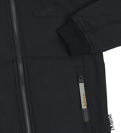 Veste softshell av. Polaire Molo - Cloudy - Noir