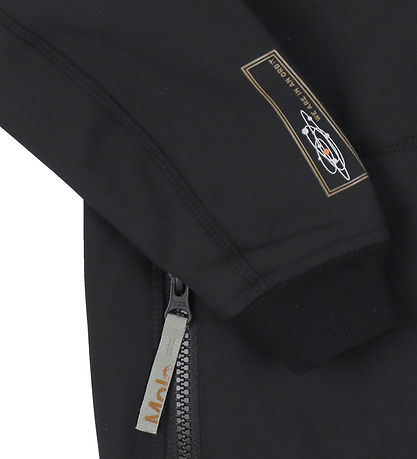 Veste softshell av. Polaire Molo - Cloudy - Noir