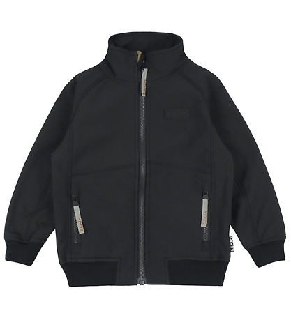 Veste softshell av. Polaire Molo - Cloudy - Noir