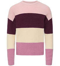 Kids Only Tröja - Stickad - Nej - KogSandy - Mauve Wine
