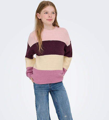 Blouse Kids Only - Tricoté - Noos - KogSandy - Mauve Wine