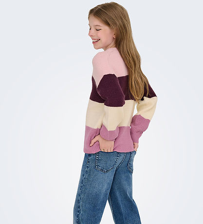 Blouse Kids Only - Tricoté - Noos - KogSandy - Mauve Wine