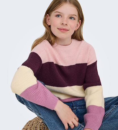 Blouse Kids Only - Tricoté - Noos - KogSandy - Mauve Wine