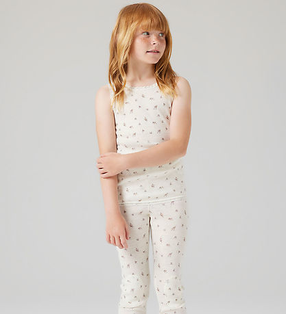 Débardeur Name It - Laine - NkfWang - Blanc comme neige/Small fl