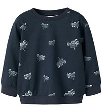 Name It Sweatshirt - NmmVifelix - Marinblå Blazer/Traktorer