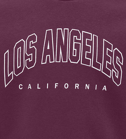 Sweat-shirt Kids Only - KogSweat - Mauve Wine/Los Angeles - Cali