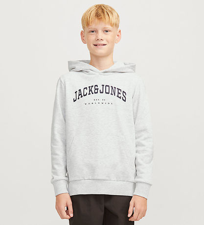 Jack & Jones Huppari- JjeCaleb - Noos - White Melange/Loose