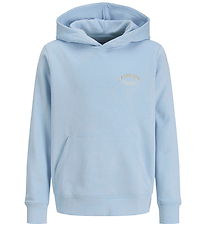 Jack & Jones Hoodie - JjeBrandes - Chambray Blue