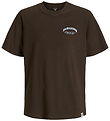 Jack & Jones Stuttermabolur - JjeBrandes - Delicioso/Chambray Bl