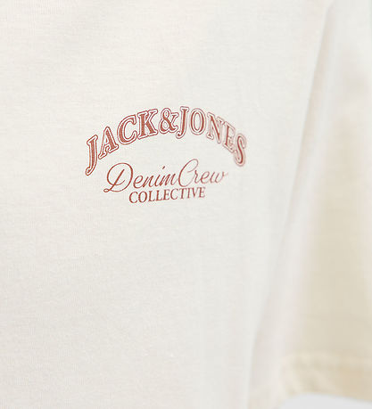Jack & Jones T-paita - JjeBrandes - Antique White
