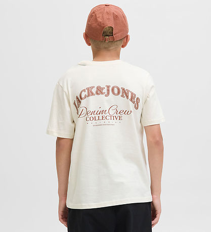 Jack & Jones T-paita - JjeBrandes - Antique White
