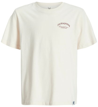 Jack & Jones T-paita - JjeBrandes - Antique White