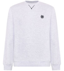 Grunt Sweatshirt - GrImper - Snow Melange m. Tryck