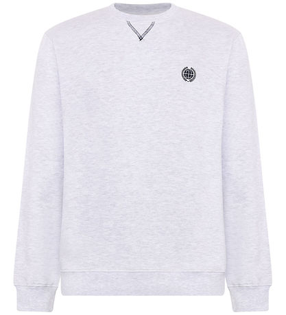 Sweat-shirt Grunt - GrImper - Snow Mélange av. Imprimé