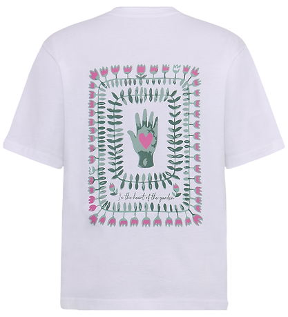 Grunt T-shirt - GrComet - Vit m. Tryck