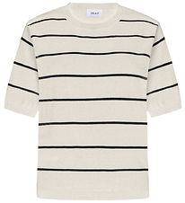 Grunt T-shirt - Knitted - GrFerro - Off White Stripe