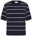 Grunt T-shirt - Knitted - GrFerro - Navy Stripe