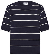 Grunt T-shirt - Knitted - GrFerro - Navy Stripe