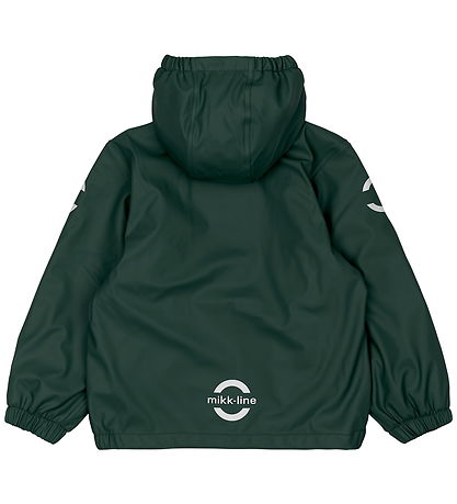 Mikk-Line Regnkläder m. Fleece/Hängslen - PU - Återvunnen - Mörk