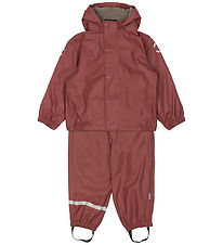 Mikk-Line Regntøy m. Fleece/Seler - PU - Resirkulert - Apple Smø