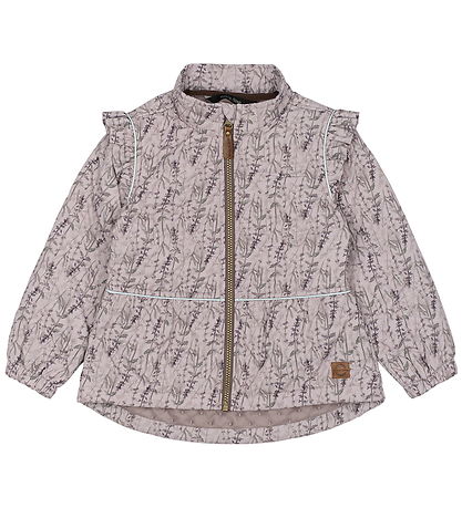 Mikk-Line Thermo Wear - Cloud Gray w. Flowers/Ruffles