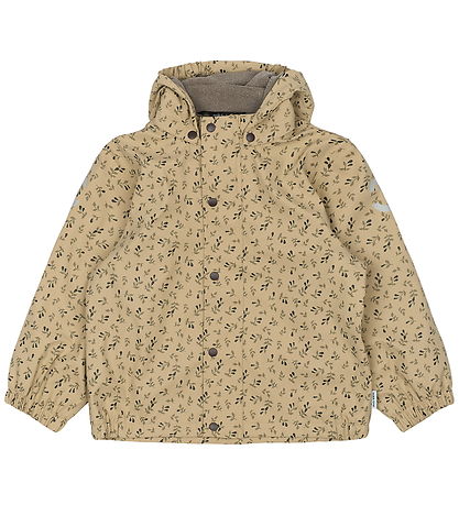 Mikk-Line Rainwear w. Suspenders/Fleece - PU - Cornstalk