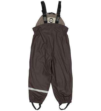 Mikk-Line Rainwear w. Suspenders/Fleece - PU - Cornstalk