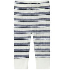 Name It Leggings - Ull - Noos - NbmWang - Folkstone Grå/Snow vit