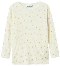 Name It Tröja - Ull - Noos - NmfWang - Snow White/Small blommor
