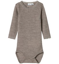 Name It Bodysuit l/s - Wool - Noos - NbfWang - Satellite