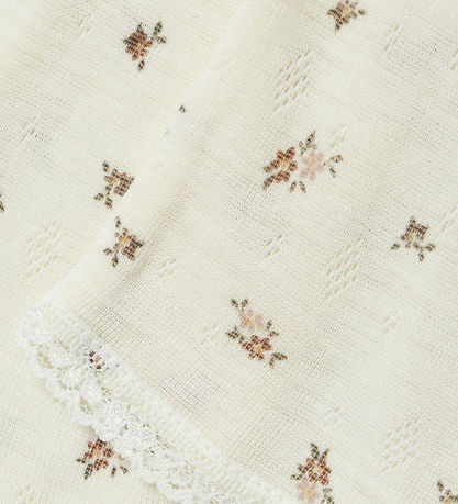 Name It Leggings - Wol - Noos - NmfWang - Snow White/Small flowe