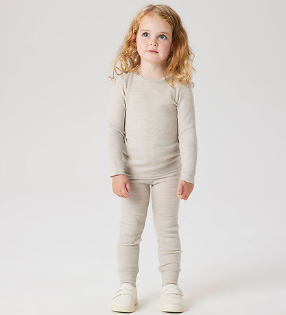 Leggings - Laine Name It - Rib - Noos - NmnWax - Nacré Cloud