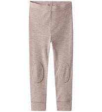 Name It Leggings - Ull - Rib - Noos - NmnWax - Shadow Grå