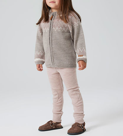 Name It Leggings - Wol - Rib - Noos - NmnWax - Shadow Grijs