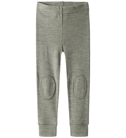 Name It Leggings - Wol - Rib - Noos - NmnWax - Gedroogd Sage