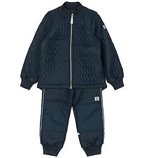 Mikk-Line Termokläder m. Fleece - Täcke - Coated - Blue Nights