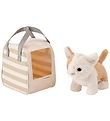 Kids Concept Cat w. Bag - Beige/White