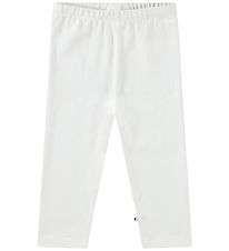 Molo Leggings - Nette Solid - Knapperig White